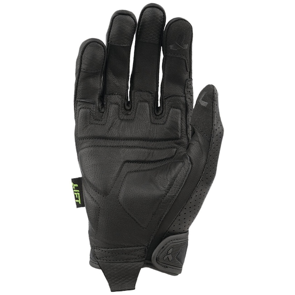 TACKER Glove BlackBlack Genuine Leather AntiVibe